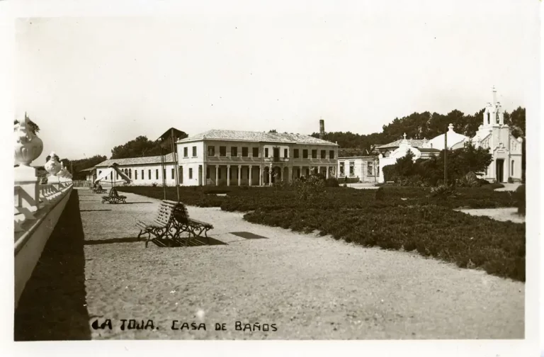 Fotografía antigua del Balneario de O Grove