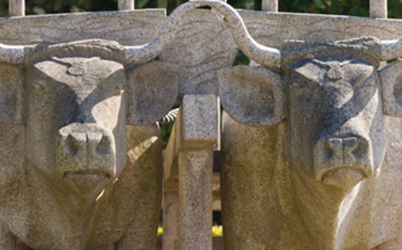Monumento al carro labrego en O Grove