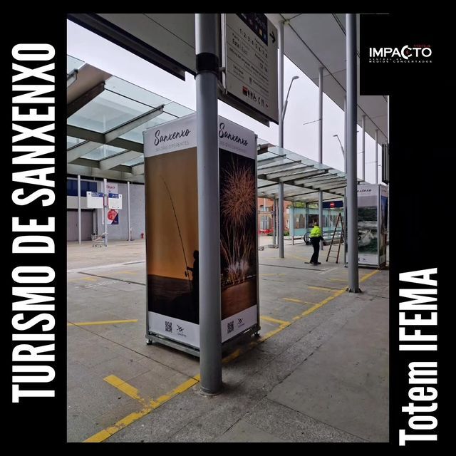 Otro año más Turismo de Sanxenxo confía en Impacto para la contratación de los Totems de su Stand en la feria de FITUR. #fitur2023 #TurismoDeSanxenxo #publicidadexterior